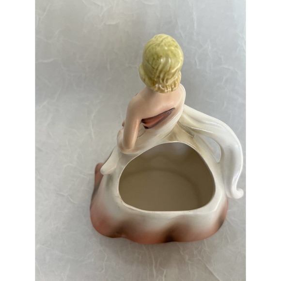 Vintage 1950s Napcoware X6362 Ceramic Girl Planter Vase - Picture 4 of 9